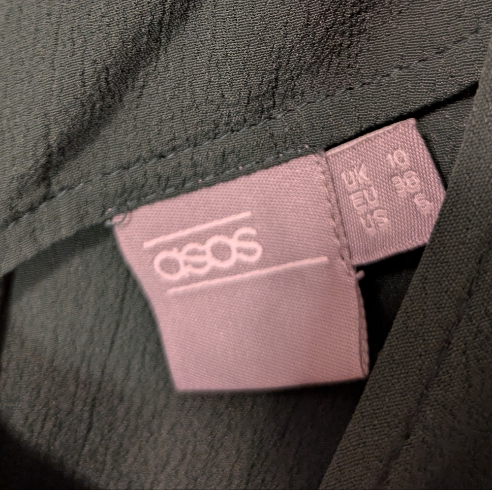 ASOS Petite Forest Green Maxi Dress - Picture 5 of 8